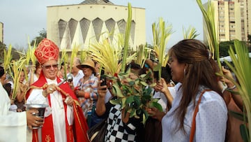 CELEBRACION DEL DOMINGO DE RAMOS EN LA CATEDRAL DE BARRANQUILLA