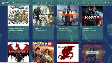 Spotify Gaming, nuevas listas de música y BSO sólo de videojuegos