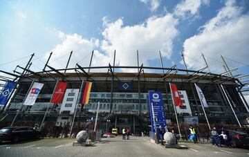 El Volksparkstadion donde juega el Hamburgo SV.