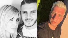 Im&aacute;genes del futbolista Mauro Icardi con su mujer y representante, Wanda Nara, y del futbolista Maxi L&oacute;pez.