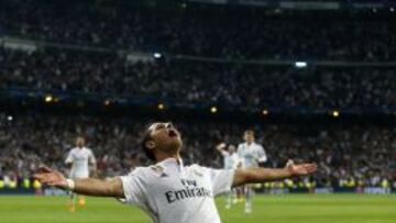 Chicharito, en su celebración.