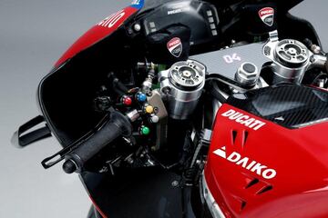 Detalle de la nueva Ducati.