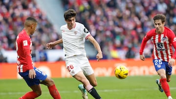 Juanlu Sánchez, en un partido ante el Atlético.