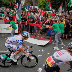 Las fotos de la 11ª etapa de La Vuelta, marcada por las protestas pro Palestina
