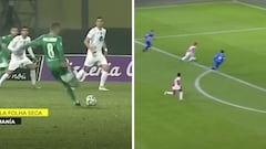 El homenaje a la 'folha seca' de CR7 al gol de la joya del Ajax