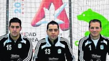 Alberto, Jesús y el recuperado Luis Amado.