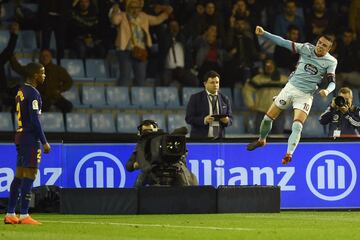 2-2. Iago Aspas celebró el segundo tanto.