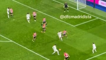 Valverde’s stunning strike against Athletic Club captured from above