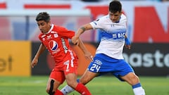 Mat&iacute;as Pisano en un partido de Copa Libertadores con Am&eacute;rica de Cali.