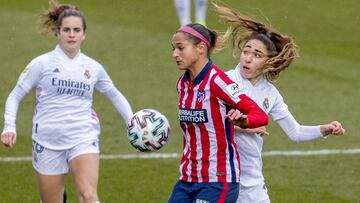19/12/20 PARTIDO DE PRIMERA DIVISION IBERDROLA
FUTBOL FEMENINO
REAL MADRID - ATLETICO DE MADRID
DEYNA CASTELLANOS - OLGA CARMONA