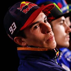 Márquez: "Aquí tengo apuntado quedar por delante de Dovi"