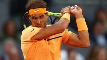 Nadal, durante el partido.