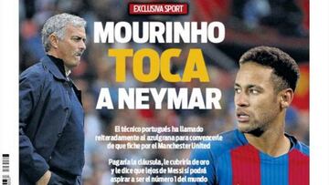 Mourinho se cruza con el Barcelona: quiere a Neymar