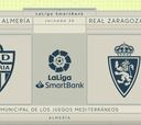 Resumen y goles del Almería vs. Zaragoza de LaLiga SmartBank