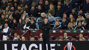 Soccer Football - UEFA Europa League - Aston Villa v Bologna - Villa Park, Birmingham, Britain - September 25, 2025 Aston Villa manager Unai Emery Action Images via Reuters/Andrew Boyers