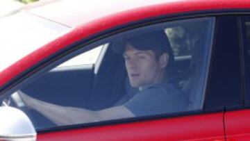 Kroos, esta mañana al salir de la clínica