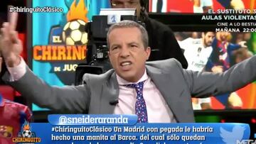 Soria fuera de sí y le encanta el "¡robo al Real de Madrid!"