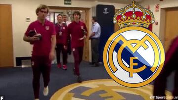 Antoine Griezmann's gesture of respect for Real Madrid crest