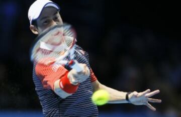 Kei Nishikori venció a Ferrer en una nueva jornada del Masters.