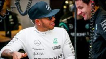 Lewis Hamilton no acab&oacute; liderando la jornada como suele ser habitual.