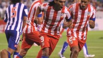 Falcao empató ante el Deportivo.