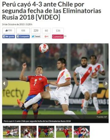 Así se vio el triunfo de La Roja en el mundo