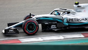 Valtteri Bottas, Mercedes W10 (China, F1 2019). 