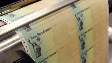 Cheques del Departamento del Tesoro de Estados Unidos, vía Getty Images.