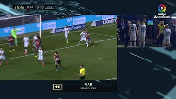 El VAR decisivo en el Sadar: dio penalti a la agresión de Campaña
