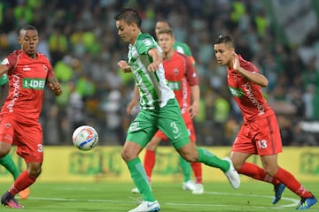 Atlético Nacional no pasó del empate sin goles ante Patriotas en el Atanasio Girardot en el marco de la tercera fecha de la Liga Águila II-2018. El equipo de Jorge Almirón sigue en deuda ante su gente, ya que no gana en condición de local desde mayo.