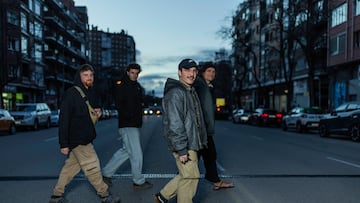 Bernal para AS en la Calle Ferrocarril de Madrid.