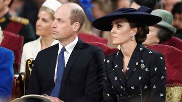 Kate Middleton and Prince William attended the Commonwealth Day Service held Monday at Westminster Abbey.