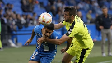 Kuki Zalazar, en el partido ante el Ceuta.