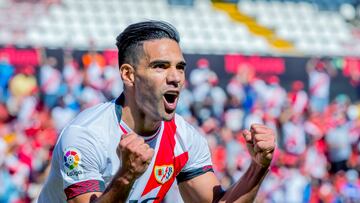 Radamel Falcao García, delantero colombiano de Rayo Vallecano