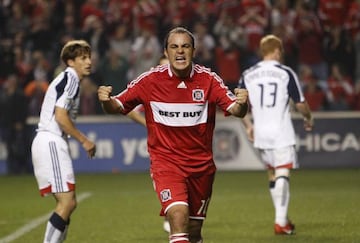 Cuauhtemoc Blanco - Tercero en la lista, con 17 tantos entre 2007 y 2009 con el Chicago Fire. 