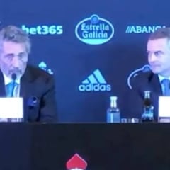 El lapsus de Mouriño durante la presentación de Fran Escribá: "Javier, bienvenido"
