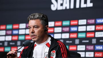 Marcelo Gallardo, entrenador de River Plate, que disputará el Mundial de Clubes 2025. Debutará vs. Urawa Red Diamonds, en Seatte.