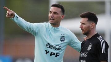 La estrategia de Scaloni con Messi y la lista de la Selección