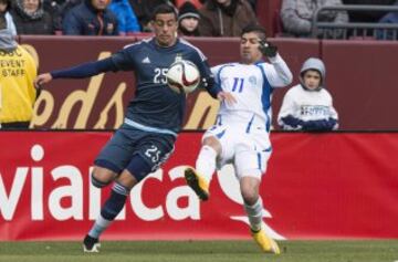 Ramiro Funes Mori con Nelson Bonilla.