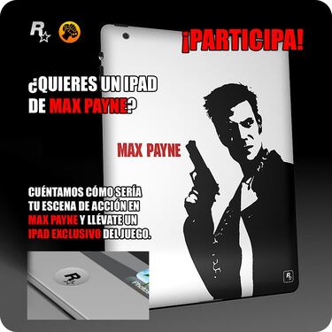 Cuéntanos tu mejor escena de acción en Max Payne y llévate un iPad de Rockstar