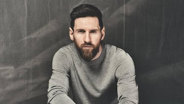 Lionel Messi en un posado promocional para la marca de relojes Jacob &amp; Co.