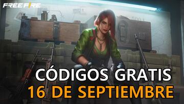free fire codigos 16 septiembre