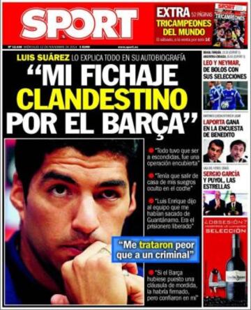 Portadas de la prensa deportiva