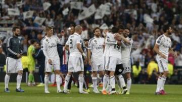 La vuelta en el Santiago Bernab¨¦u se resolvi¨® en el minuto 88 con un gol de Chicharito. El Real Madrid pasa a semifinales y acab¨® eliminado por la Juventus.