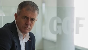 Lucas Alcaraz, entrenador del Granada CF. 