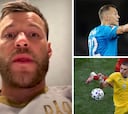 La guerra invade al fútbol: Yarmolenko y Mykolenko estallan contra Dzyuba y este les contesta