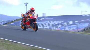 Márquez reaparece entre los mejores nueve meses después