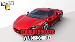 El Ferrari 296 GTB llega a Fortnite; todos los detalles