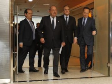 Paco Gento y Florentino Pérez.