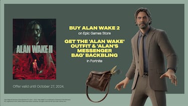 Hazte con una skin gratis en Fortnite: así se puede obtener a Alan Wake antes de que llegue a la tienda